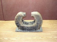 VINTAGE WWII MILITARY RADAR RADIO MAGNETRON HUGE BENCH MAGNET POWEREFUL TOOL