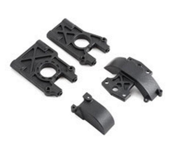 ジッパー〜 Dusty Motors TRX0091 Protection / Shroud Cover Black Traxxas