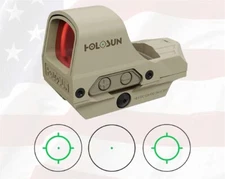 Holosun Reflex Green Multi Reticle Solar w/ Magnifier Options, FDE- HS510C FDE-G