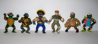 VINTAGE 1992 Playmates Ninja Turtles Lot
