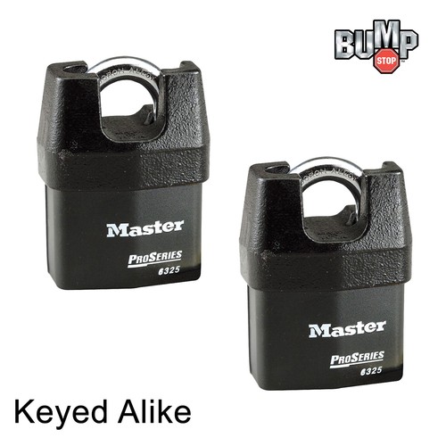 Master Lock Pro Series(2) High Security Padlocks Keyed Alike 6325NKA2
