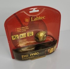 VINTAGE NOS 2002 SEALED Labtec PC MIC 333 PC Monitor Microphone