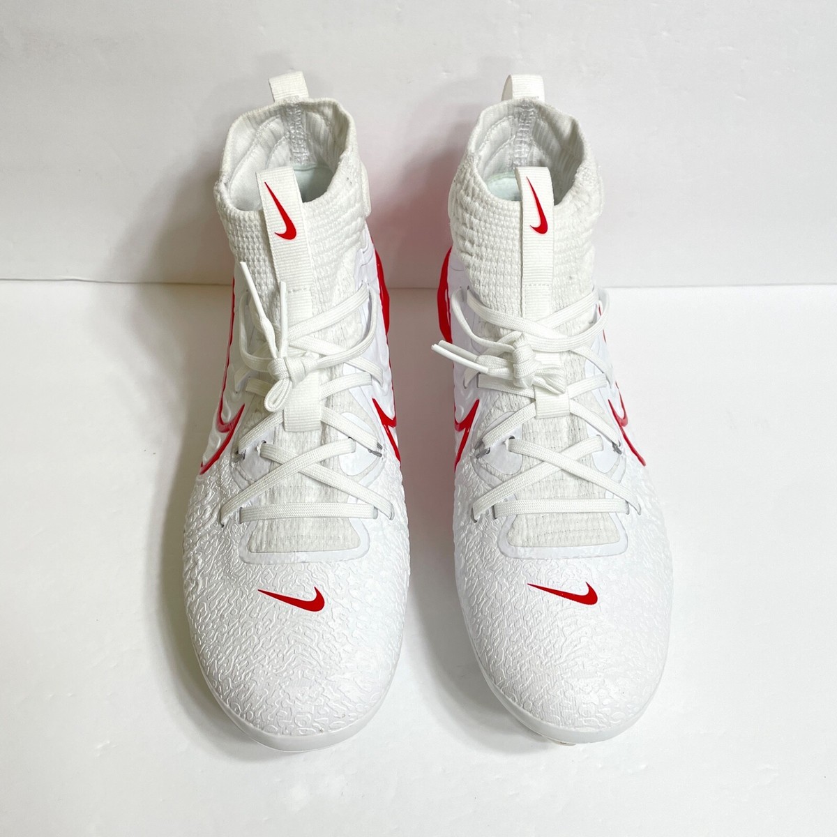 Nike Alpha Huarache NXT Baseball Cleats DJ6517-104 White University Red Nike Alpha Huarache NXT Baseball Cleats Size 8 DJ6517-104  main image 3