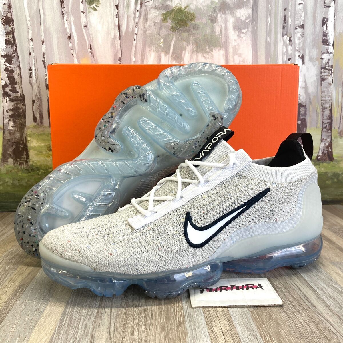 Nike Air VaporMax 2021 Flyknit White DH4084-100 Men's Size 8.5 - 13 Shoes  #119