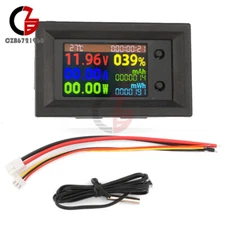 DC4-30V 10A 50A 100A Power Energy Meter Voltmeter Ammeter Watt Kwh Temp Tester