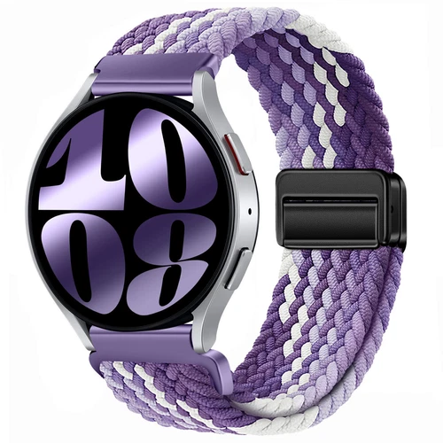 Correa de reloj de pulsera magnética de nailon trenzado de 18 mm 20 mm 22 mm correa de liberación rápida - Imagen 111 de 169