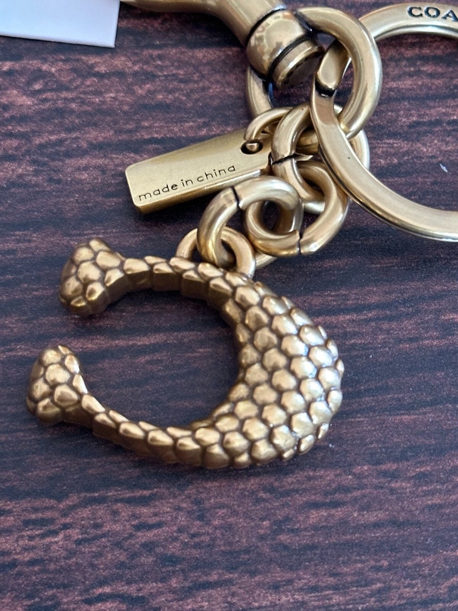 希少✨COACH Bag Charm Keychain Signature NWT COACH BAG CHARM HOLIDAY SPECIAL/ key chain | eBay