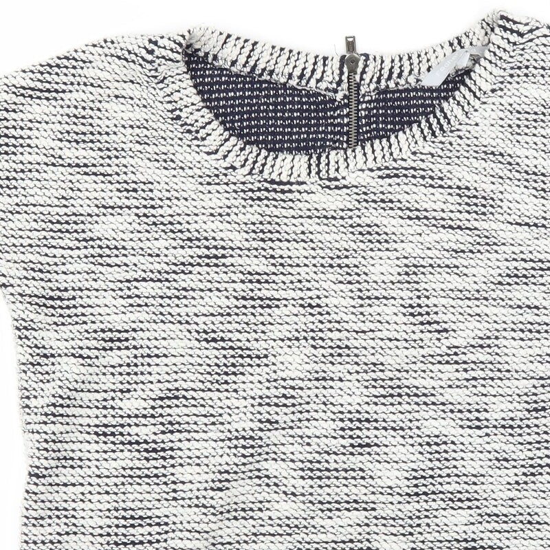 Redherring Womens Grey Round Neck Cotton Blend Jumper Size 10 | eBay UK
