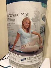 Crane Acupressure Mat Set w/Carrier Bag Mat Pillow Teal Yoga Acupressure Mat NEW