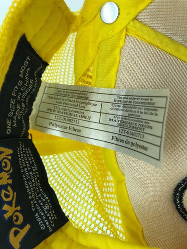 Original Pokemon Snapback Mütze gelb Pikachu mit Ohren Cap 3D Mesh Trucker 115665 - Bild 17 von 20