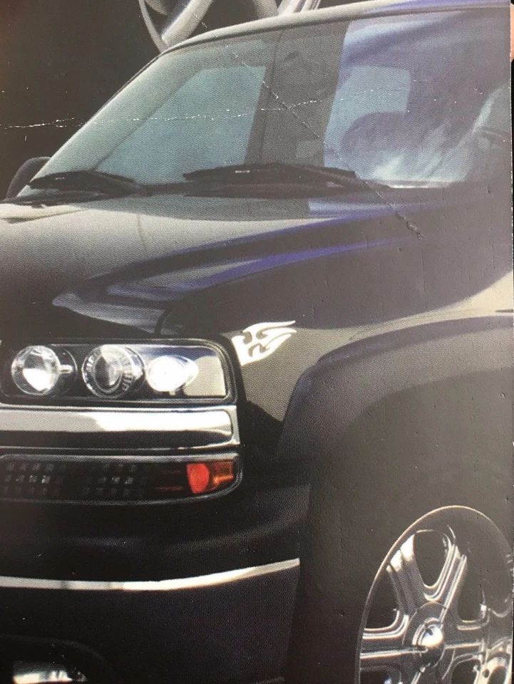 2 件装部落火焰装饰,贴花,徽章适合吉姆西 SUV 卡车  — 第 4/4 张图片