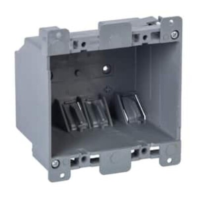 Case Of 30- 2-gang 26 Cubic Inches Remodel Old Work Electrical Boxes