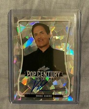Mark Cuban 2020 Leaf Metal Pop Century Signatures Cracked Ice Autograph 20/35 AU