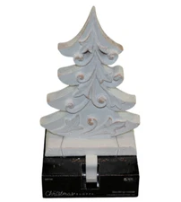 The Christmas Shoppe Tree Stocking Holder Hanger White Hobby Lobby Farmhouse NEW