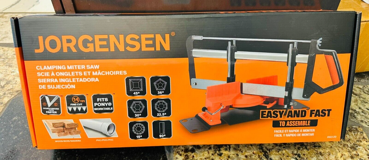 Jorgensen 17-in Blade x 24-in D Plastic/Steel Miter Box UPC