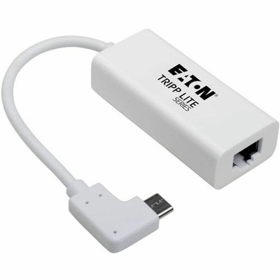 Eaton U436-06N-GBW-RA USB-C to Gigabit Network Adapter with Right Angle USB-C
