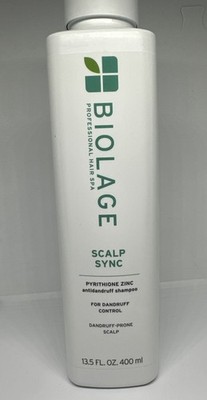 Biolage Scalp Sync Anti-Dandruff Shampoo - Deeply Cleanses - 13.5 FL. oz. New