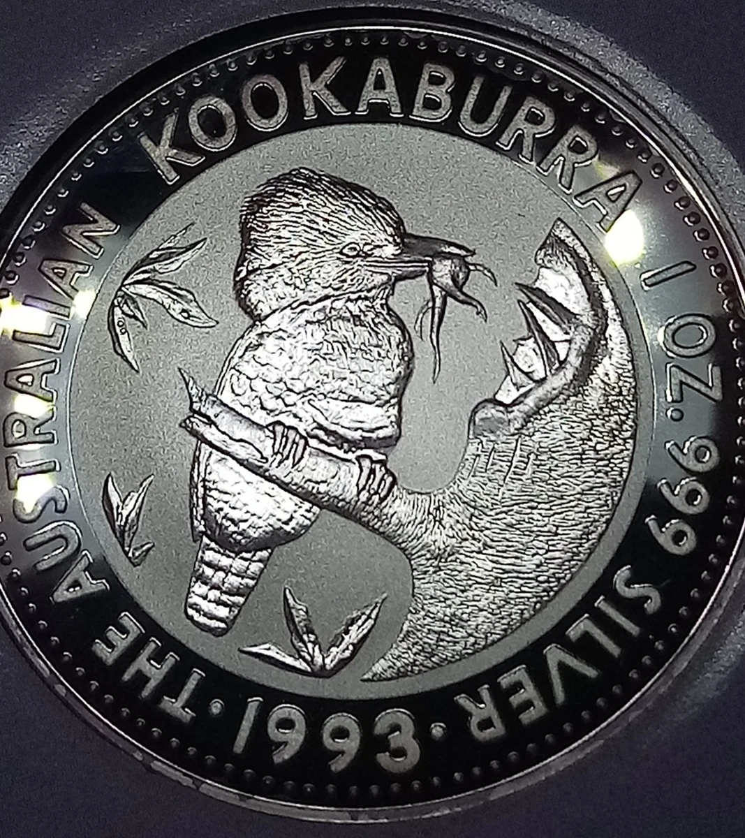 Australian Kookaburra 1 oz Precious Metal Content per Unit Silver