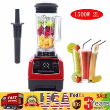 2HP 2L Professional Power Blender Heavy Duty Commercial Blender Mixer Juicer US