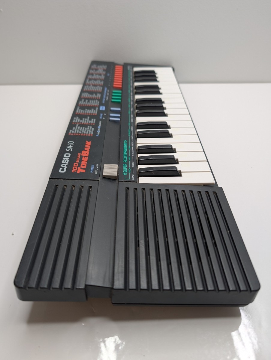 Vintage Casio SA-10 Keyboard 100 Sound Tone Bank 32 Keys Works Vintage Casio SA-10 Keyboard 100 Sound Tone Bank 32 Keys Works