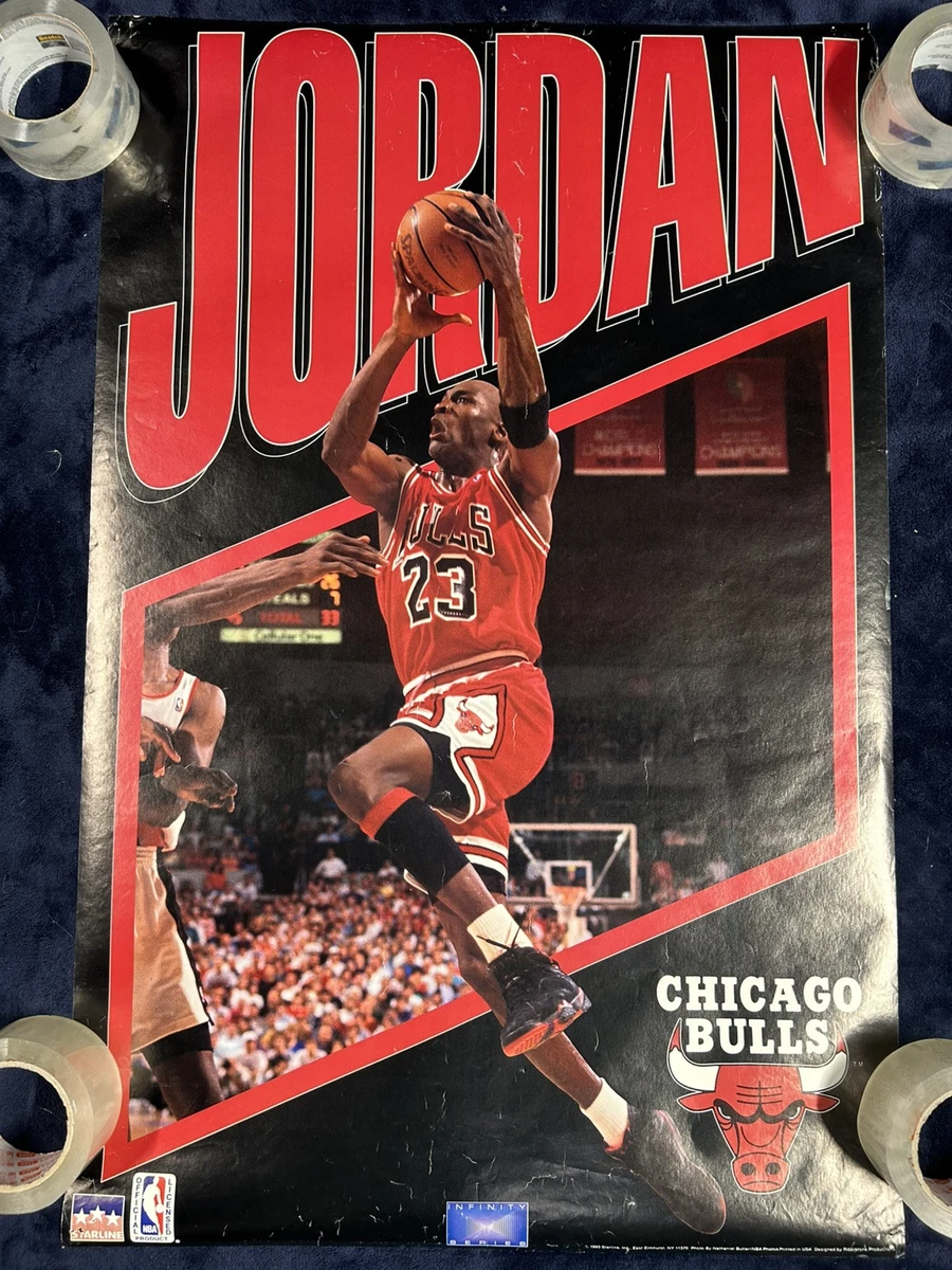 Michael Jordan Basketball 24x36in. Size Vintage Sports Posters for
