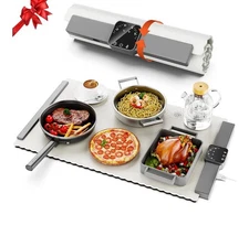 YOYAOK Food Warming Mat, Electric Warming Tray for Buffets Party and Home Use