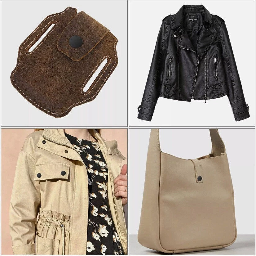 Juego de 70 botones de sujeción a presión de metal de acero inoxidable 5/8" para artesanía de cuero 15 mm Foto 4 de 4