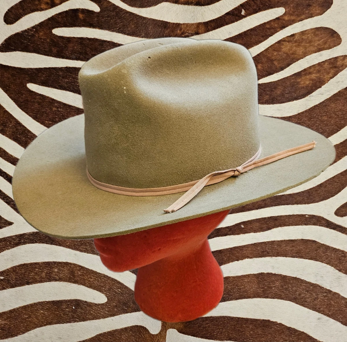 Vintage Stetson Open Road 4X Beaver Size 6 7/8 Fedora Ranch Cowboy