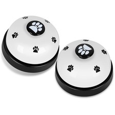 Pet Training Bells, 2 Pack Dogs Bell for Door Potty and to White