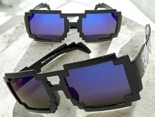 Costume Party Club Raver DJ Festival Beach Bold Novelty SUNGLASSES Fun Shades C1