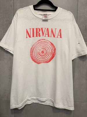 Vintage 1989 Nirvana Vestibule Sub Pop Band T-Shirt Very Rare Size Large