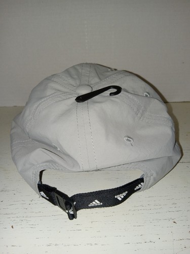 NWOT Adidas Aeroready Solid Gray and Black Men's Adjustable Baseball Cap Hat - Picture 4 of 6
