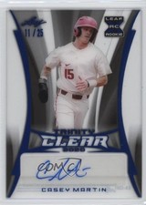 2020 Leaf Trinity Clear Auto Platinum 11/25 Casey Martin #CA-CM1 Auto i6j