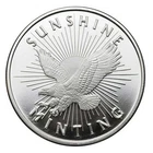 Sunshine Minting 1-oz Silver Round .999 Fine Mint Mark SI