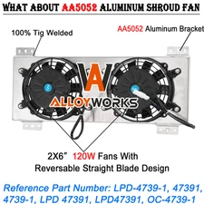 Transmission Oil Cooler Shroud Fan For Cool Max 40000 40K GVW Light Truck Car