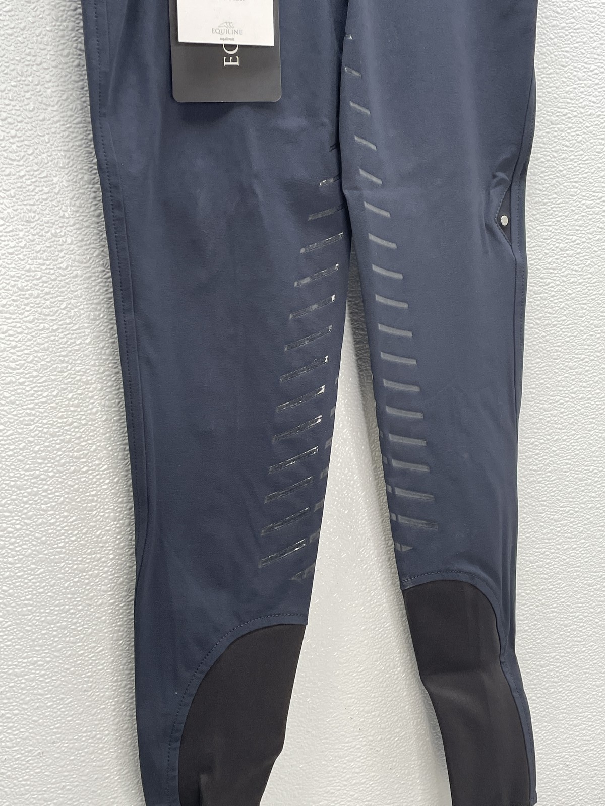 Equiline Womens Equestrian Pants Colinec Full Seat Breeches Blue, Size 40 (US 8)