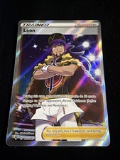 Leon 182/185 Vivid Voltage Ultra Rare Full Art Sword & Shield on eBay
