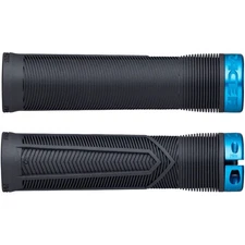 Race Face Chester Grips - Lock-On, Black/Turquoise, 34mm 948-00-002-02