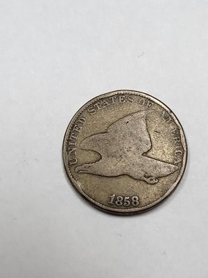 1858 Large Letters Flying Eagle Cent  CHEAP