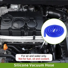 16.4Ft 9/16" 14mm ID 2mm Thickness Silicone Vacuum Hose for Air and Water Blue