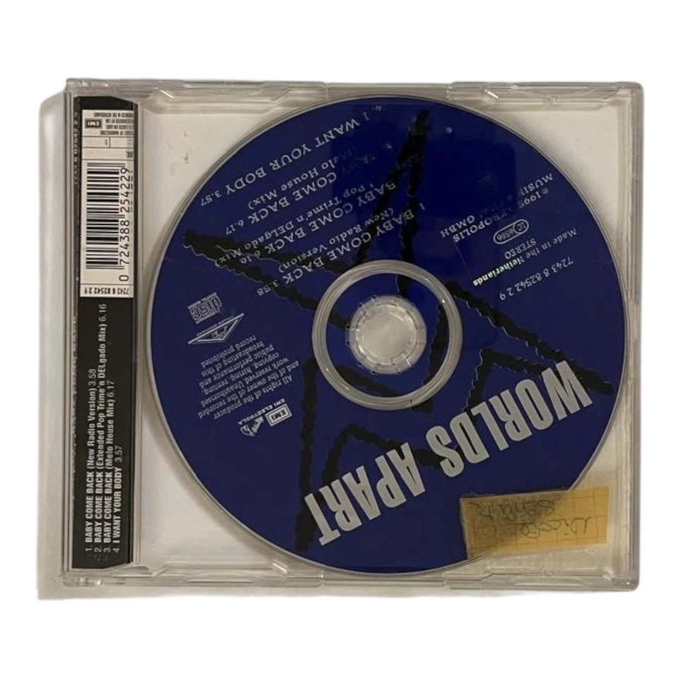 Worlds Apart - Baby Come Back | CD | 1995 - Bild 2 von 2