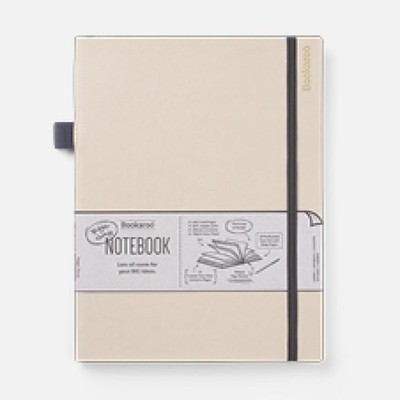 IF Bookaroo Bigger Things Notebook Journal - Cream,Blank Diaries & Journals