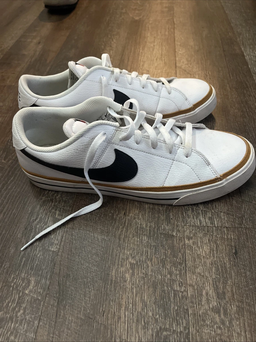 NIKE Court Legacy Men\'s Fashion Sneakers. White/Desert Ochre/Black colorway Amazon.com | Nike Men main image 2