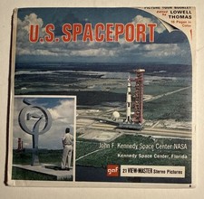 View-Master U.S. SPACEPORT Kennedy Space Center, B662 - 3 Reel Set Book V1