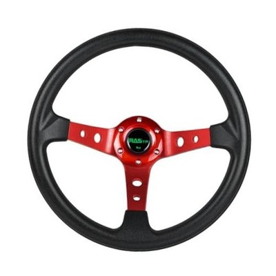 Universal Racing Steering Wheel,Drifting Deep Dish Steering Wheel Red