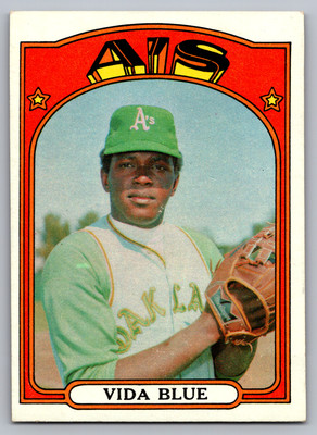 1972 TOPPS #169 VIDA BLUE A'S