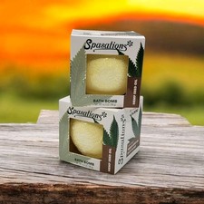 Spasations Bath Bomb 6.3oz Hemp Holistic Seed Oil Relaxing  Calming Set Of 2