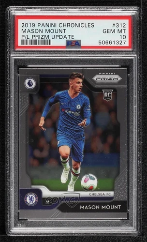 2019 Chronicles Premier League Prizm Update Mason Mount PSA 10 GEM MT Rookie RC