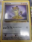 Meowth 56/64 Jungle Set 1st Edition Pokemon Card