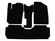 Velour Fußmatten für Citroen Xsara Picasso 1999-2012, Schwarz x14 Rand